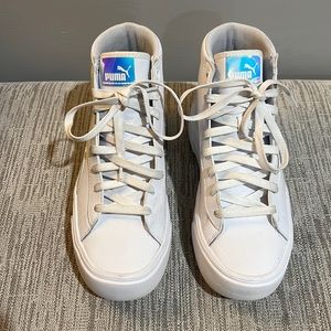 PUMA KAIA MID LEATHER HIGH TOP SNEAKER - WOMEN'S